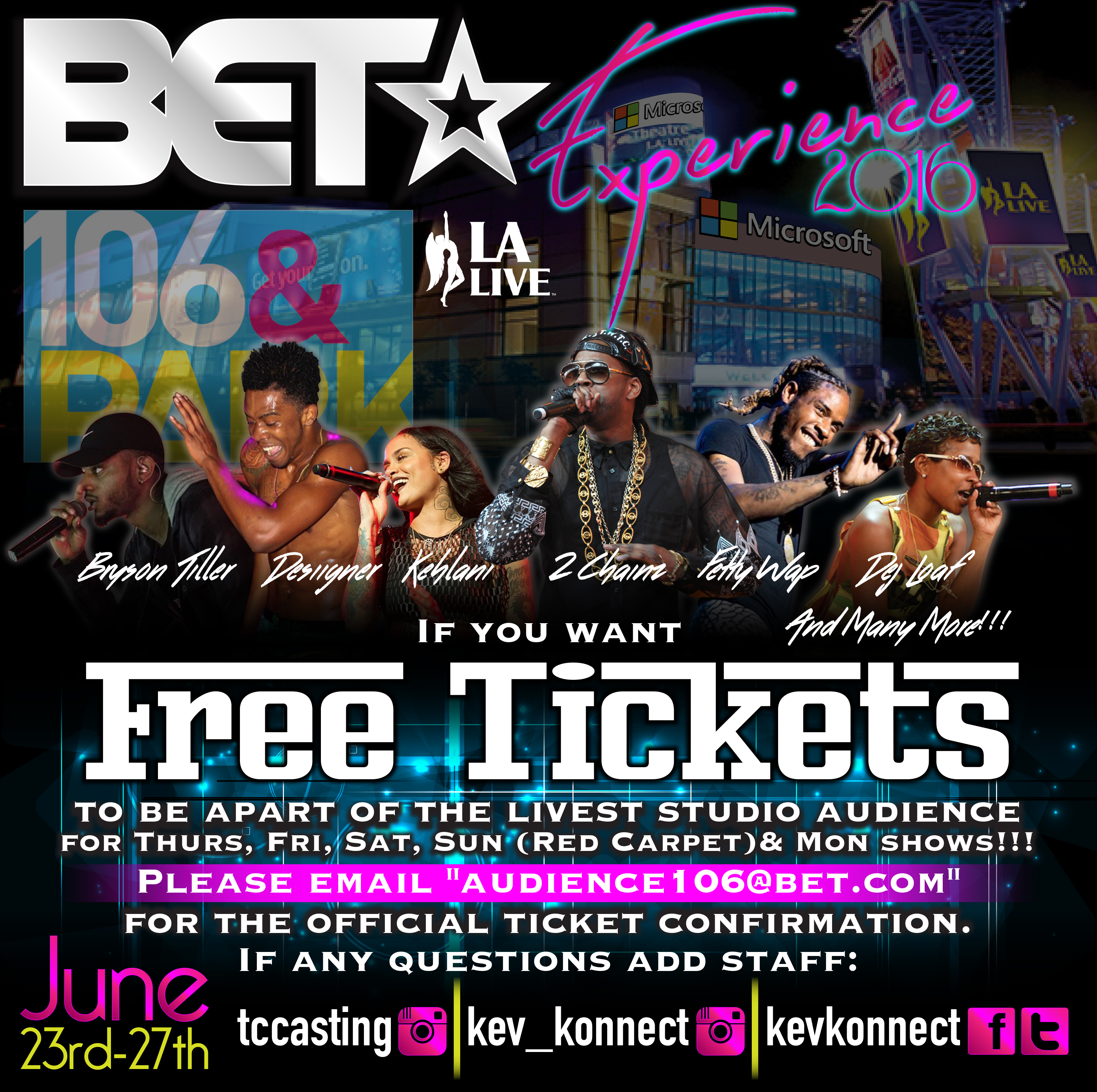BET LA Flyer
